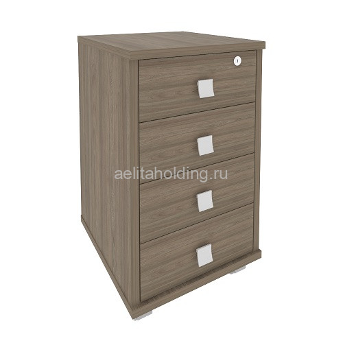 Тумба подкатная (4 ящика,с замком) 420х450х714