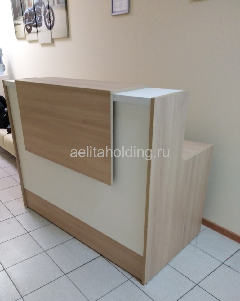Стойка ресепшн STYLE 1444х740х1156  Акация